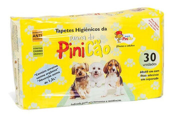 TAPETE HIGIÊNICO TURMA DO PINICÃO 30 UND - 60 X 60