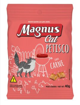 MAGNUS CAT PETISCO - CARNE 40G