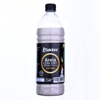 AREIA AROMATIZADA NATURAL - SALOBRA 1,5KG