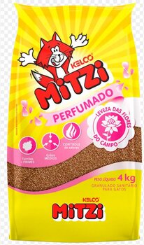 AREIA HIGIÊNICA MITZI GRANULADO PERFUMADO 4KG