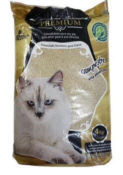 AREIA HIGIÊNICA GRANULADO GATOZIM PREMIUM 4 KG