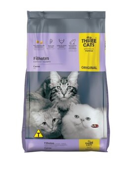 THREE CATS PREMIUM ESPECIAL ORIGINAL FILHOTES - CARNE 15KG