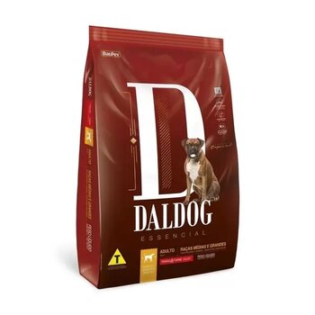 DALDOG ESSENCIAL ADULTO RAÇAS MÉDIAS E GRANDES - SABOR CARNE E FRANGO 15KG