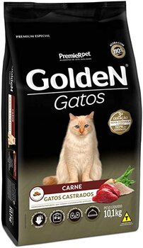 GOLDEN GATOS ADULTOS CASTRADOS - CARNE 10,1 KG