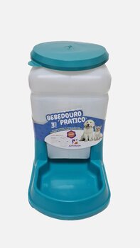 BEBEDOURO PRATICO PARA ANIMAIS PEQUENOS - AZUL