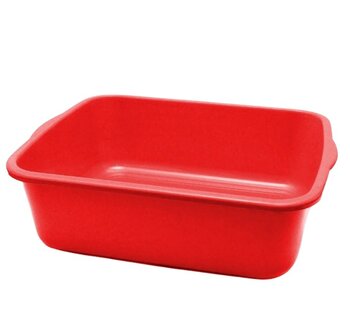 BANDEJA DE GATO FOUR PLASTIC - VERMELHO