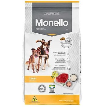 MONELLO CÃES GO TODAS AS RAÇAS - CARNE 15 KG