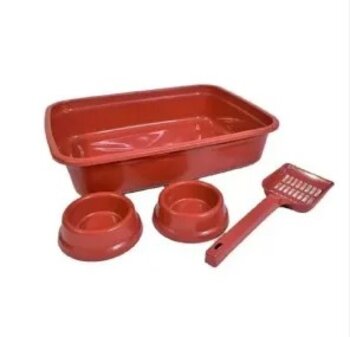 KIT GATO 4 PÇS - VERMELHO