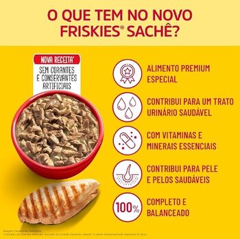 FRISKIES SACHÊ - FRANGO AO MOLHO