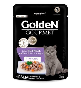 SACHÊ GOLDEN GOURMET GATOS FILHOTES - FRANGO